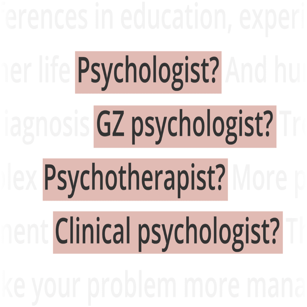 Titles of psychologists